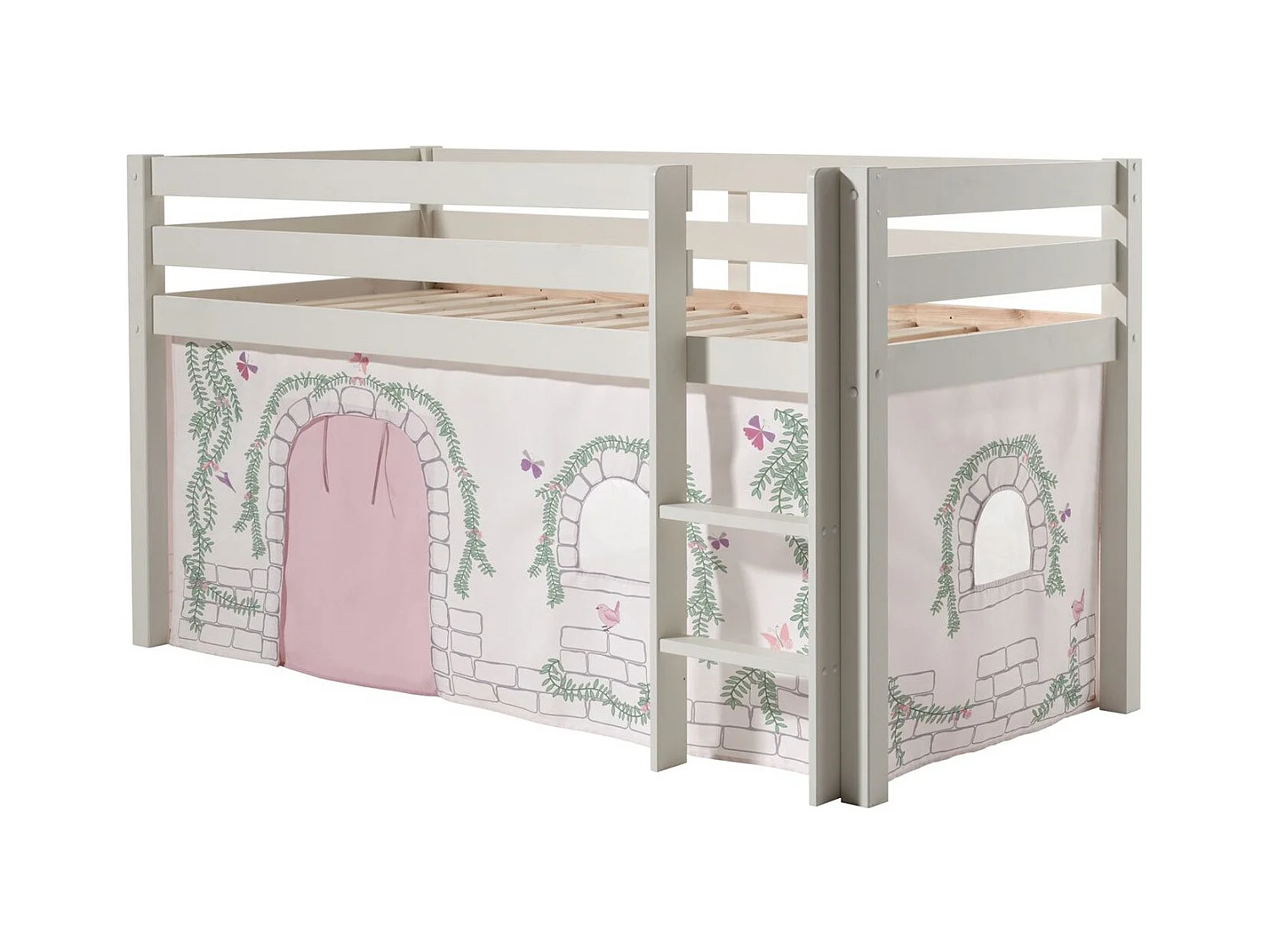 Pack - Lit Enfant & Tente "Pino Birdy" Blanc