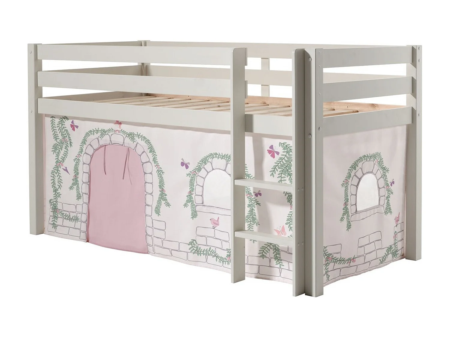 Pack - Lit Enfant & Tente "Pino Birdy" Blanc