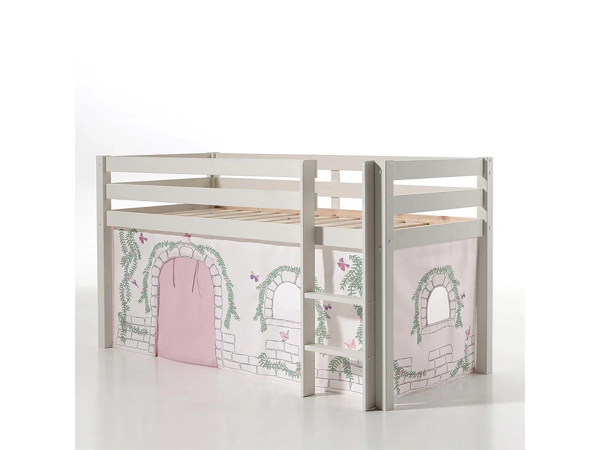Pack - Lit Enfant & Tente "Pino Birdy" Blanc