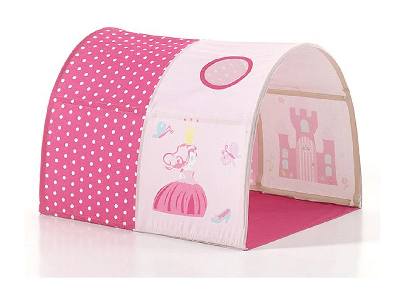 Pack - Lit Enfant, Tente & Tunnel "Pino Princesse" Naturel