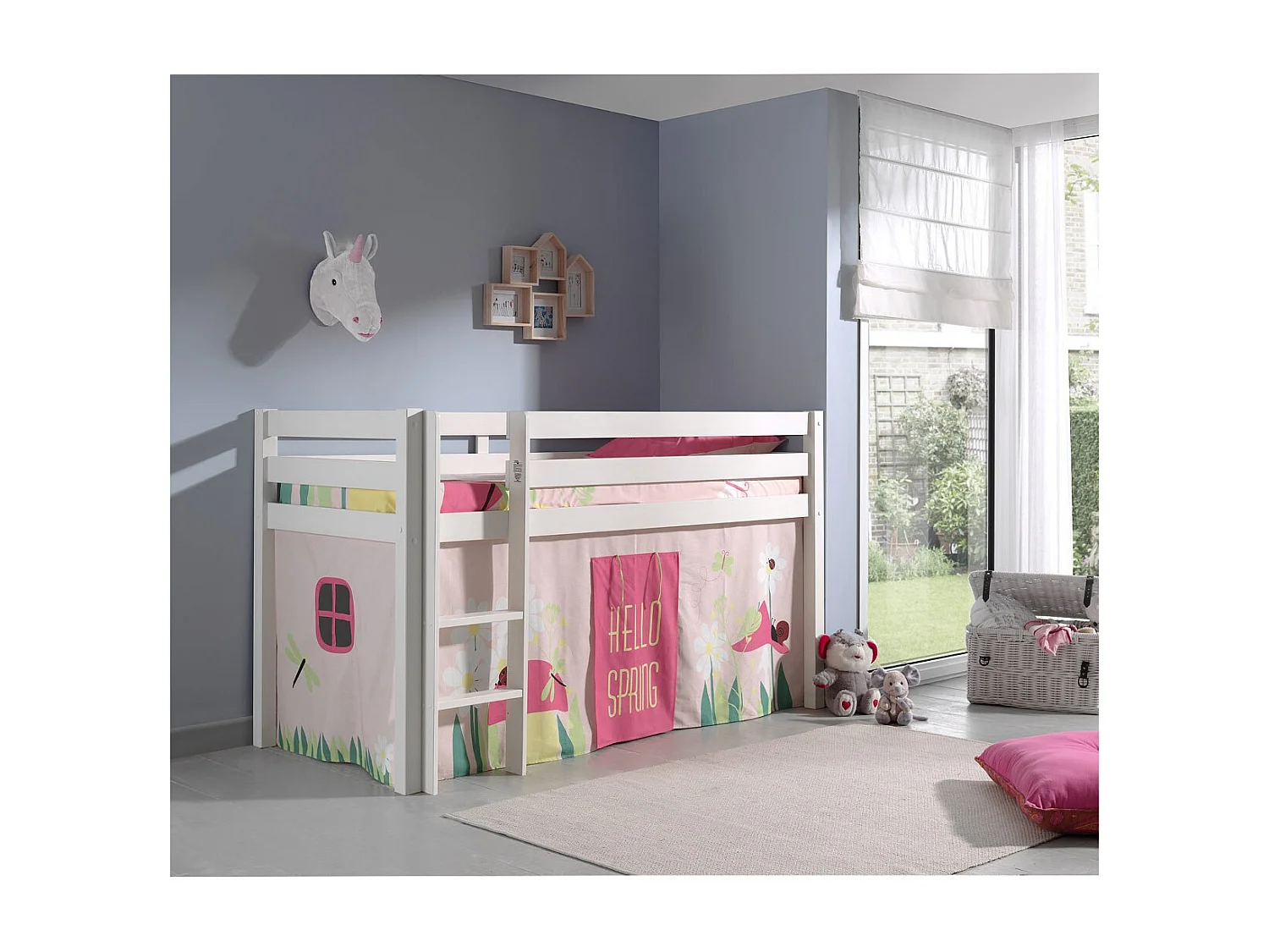 Lit Enfant "Pino Spring" Blanc