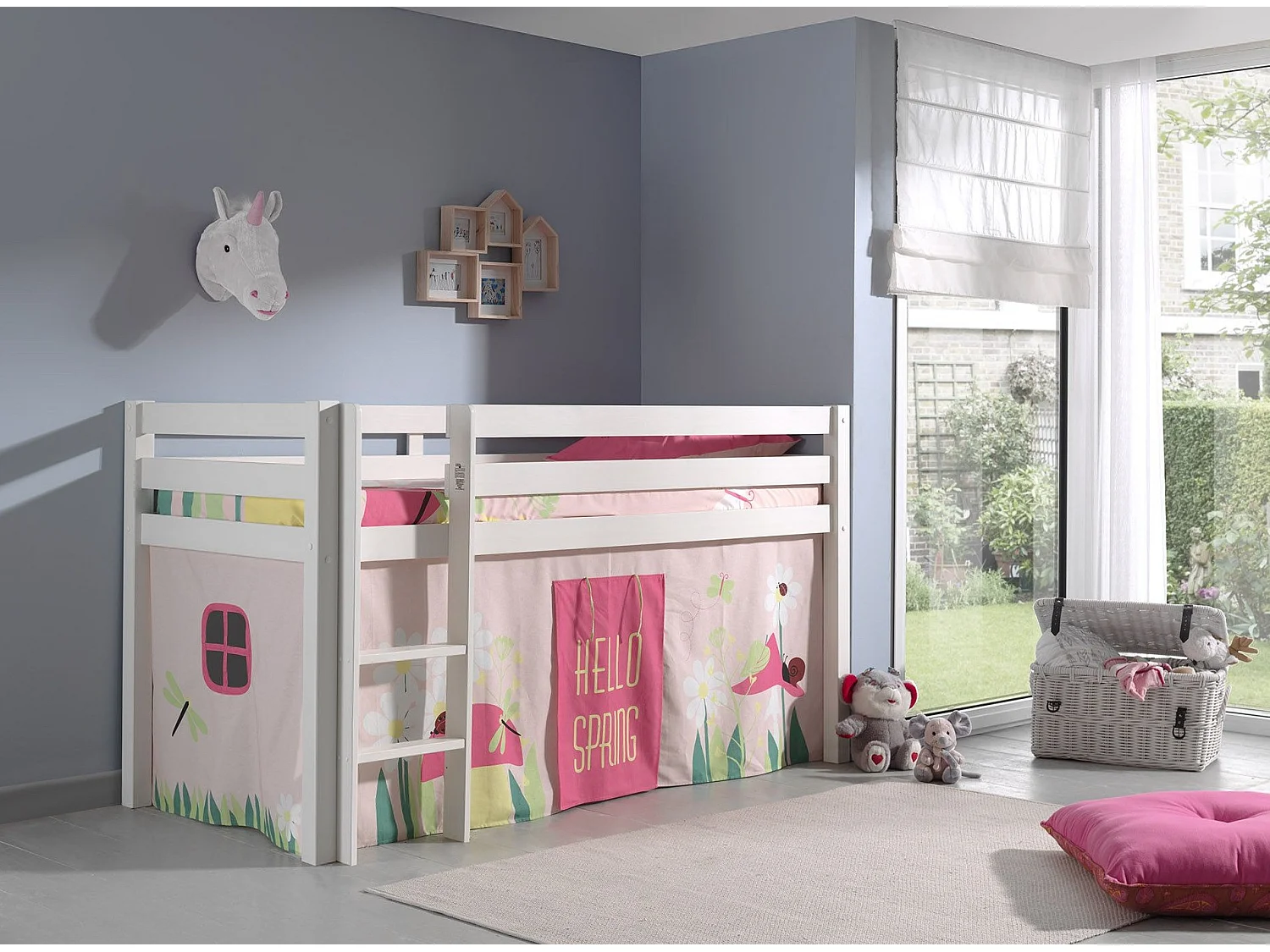 Lit Enfant "Pino Spring" Blanc