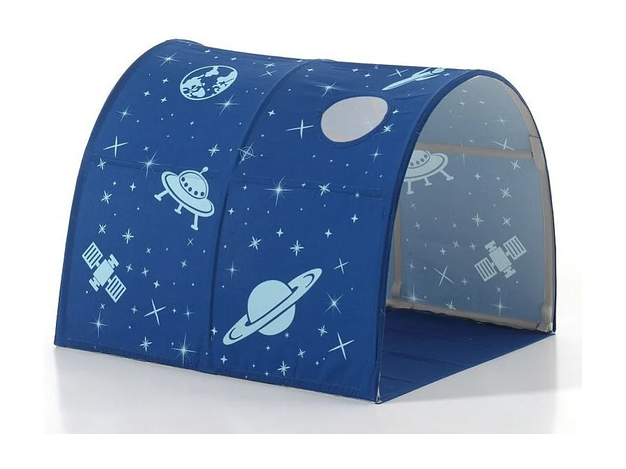 Pack - Lit Enfant, Tente & Tunnel "Pino Astronaute II" Naturel