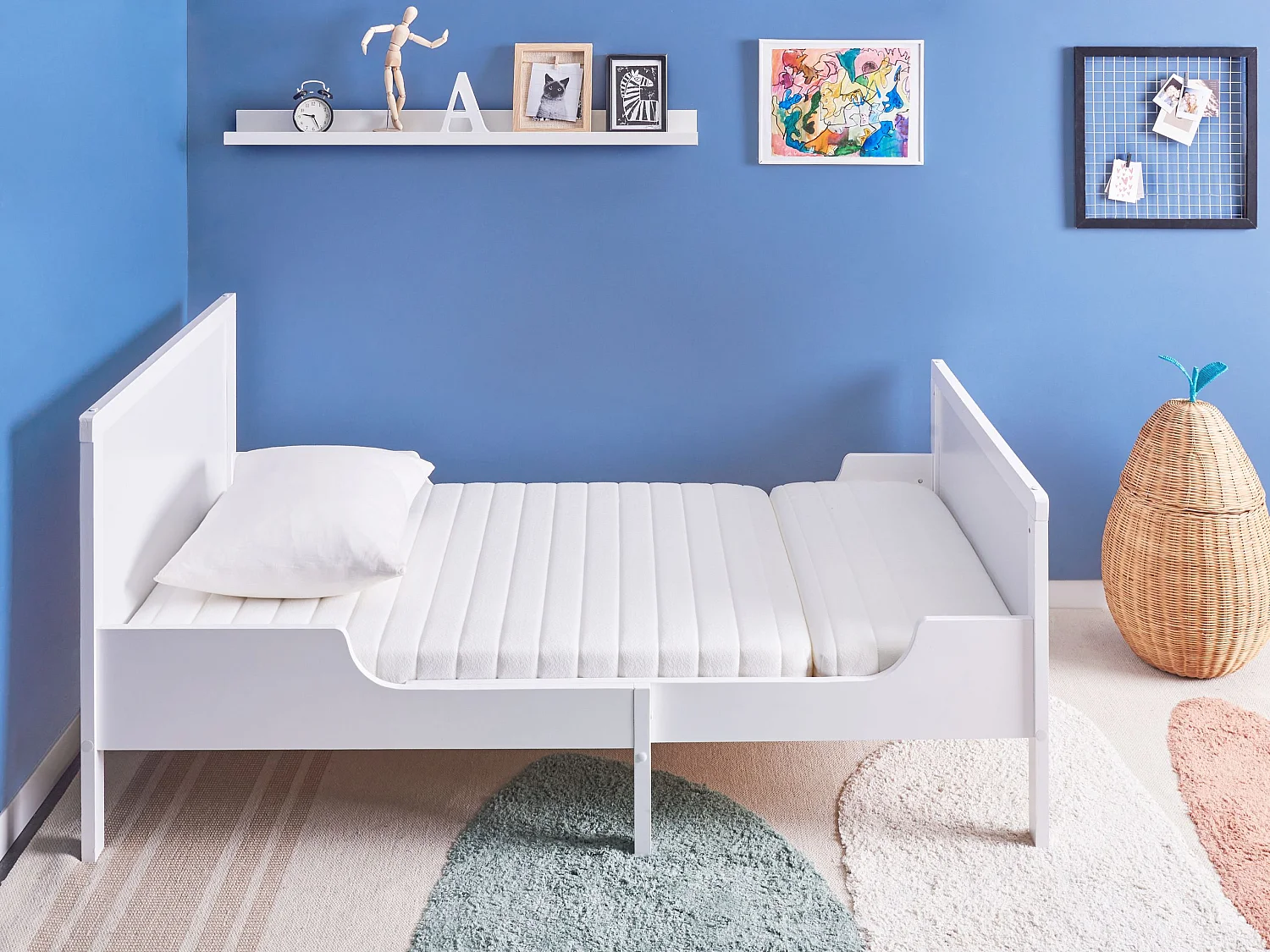Materac piankowy na łóżko rozsuwane 90 x 130/160/200 cm średnio twardy CLEVER