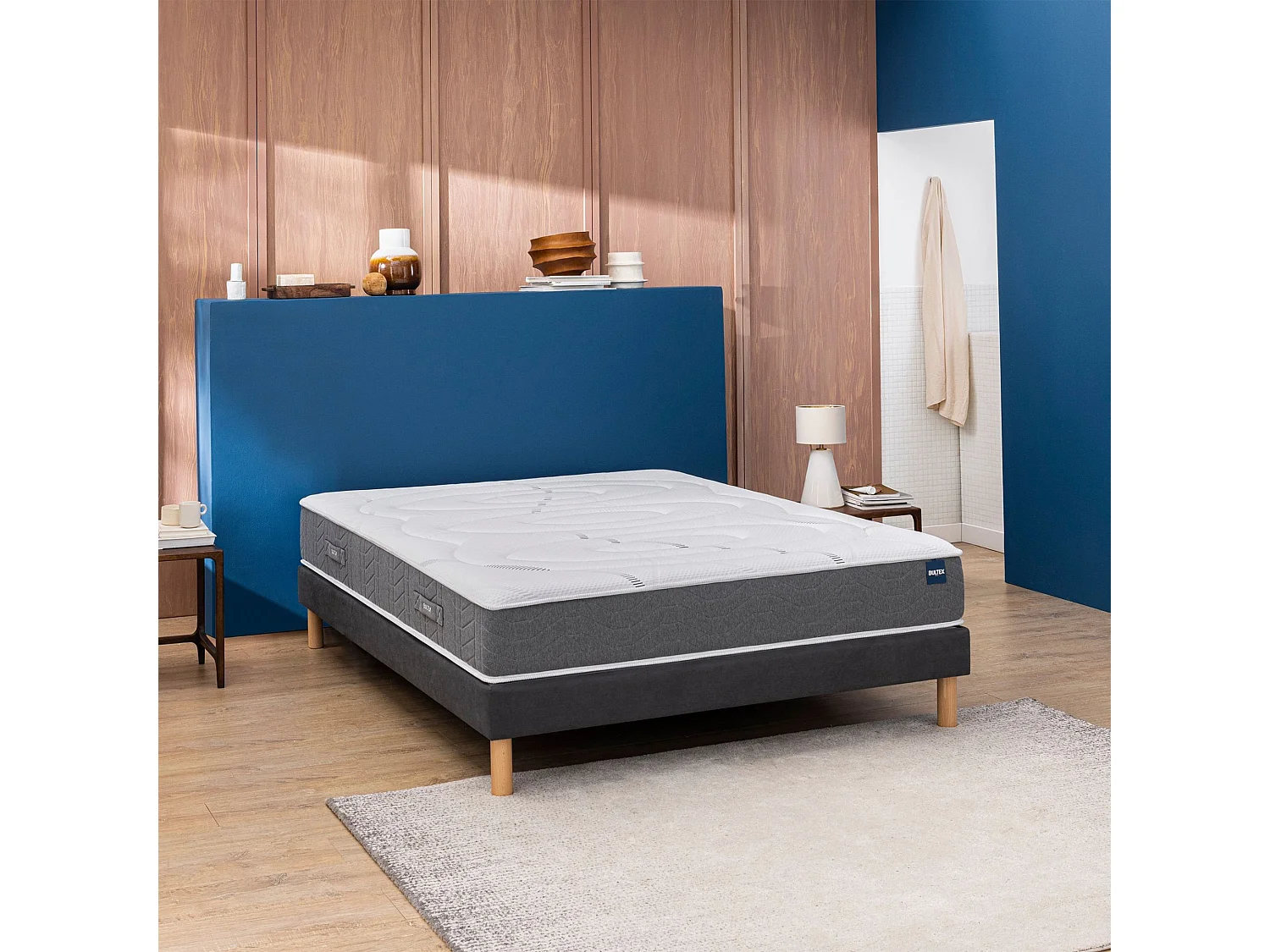 Matelas Bultex nano, mousse Bodysoft, coton et laine Ultimum 160x200
