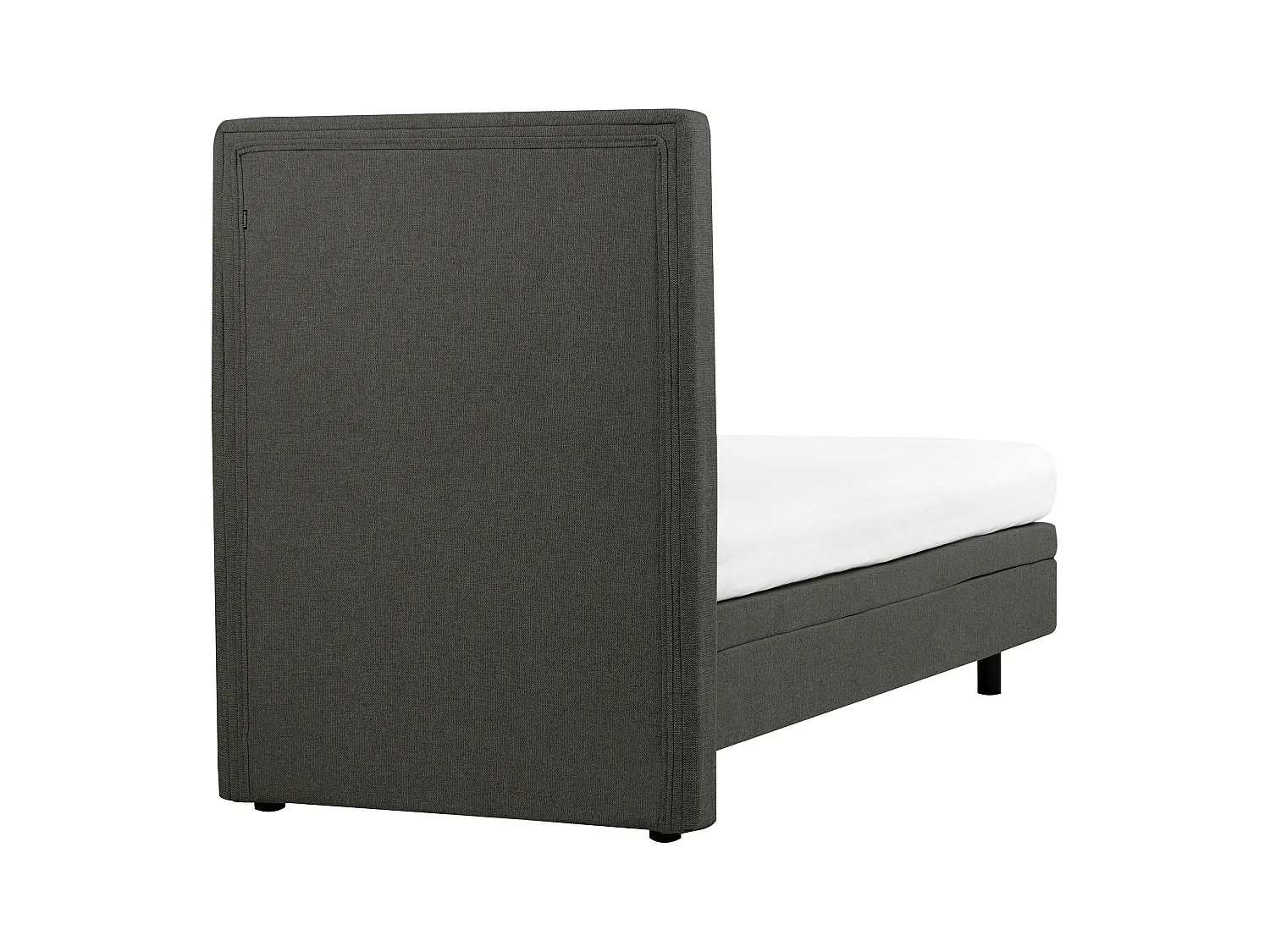 Lit réglable Tissu DUKE II 90 x 200 cm Gris foncé