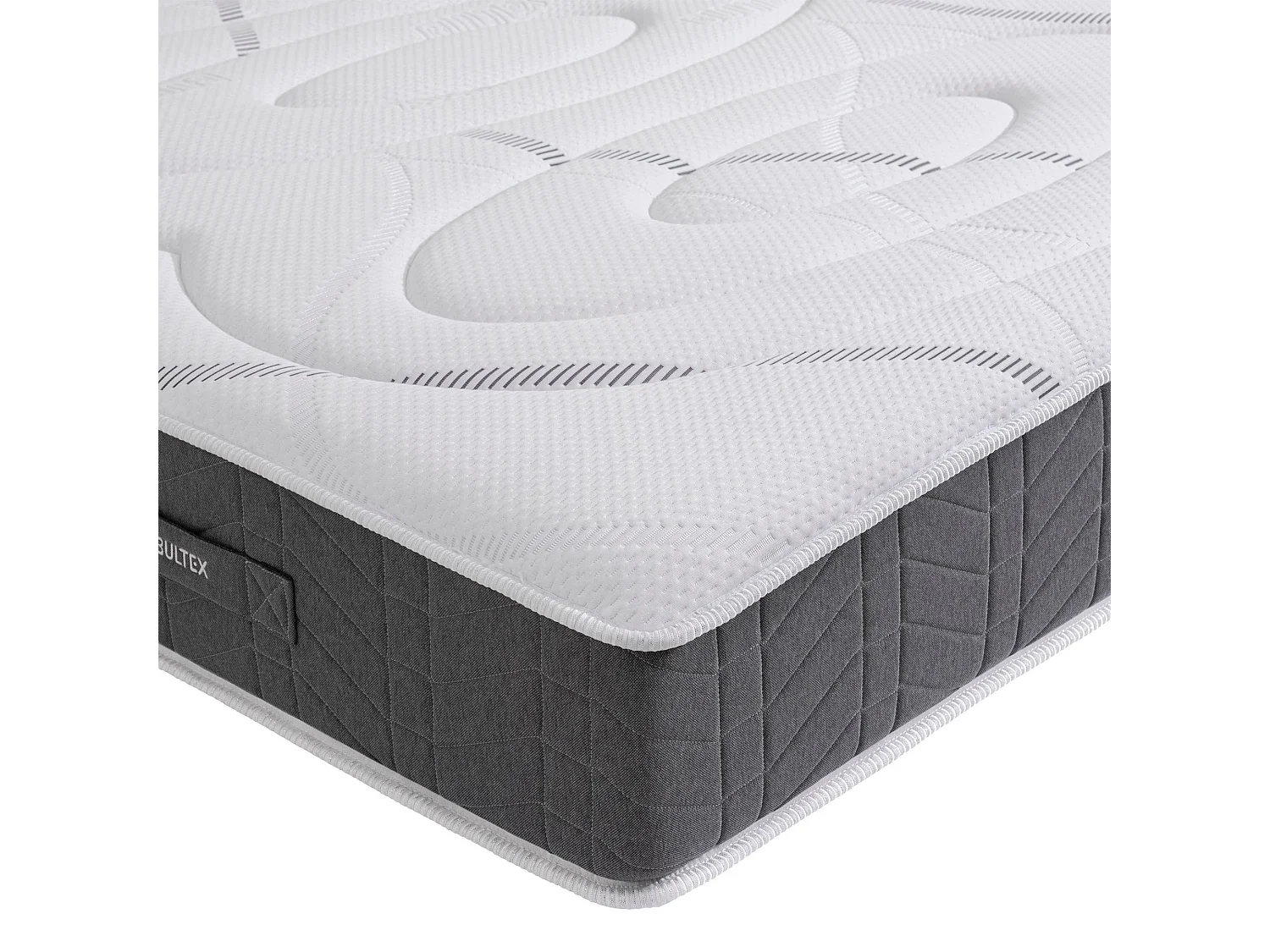 Matelas Bultex nano, mousse Bodysoft, coton et laine Ultimum 90x190