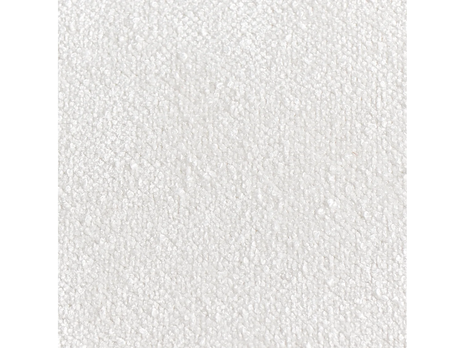 Poef TERRY Chenille Gebroken wit 53 cm 53 cm 43 cm