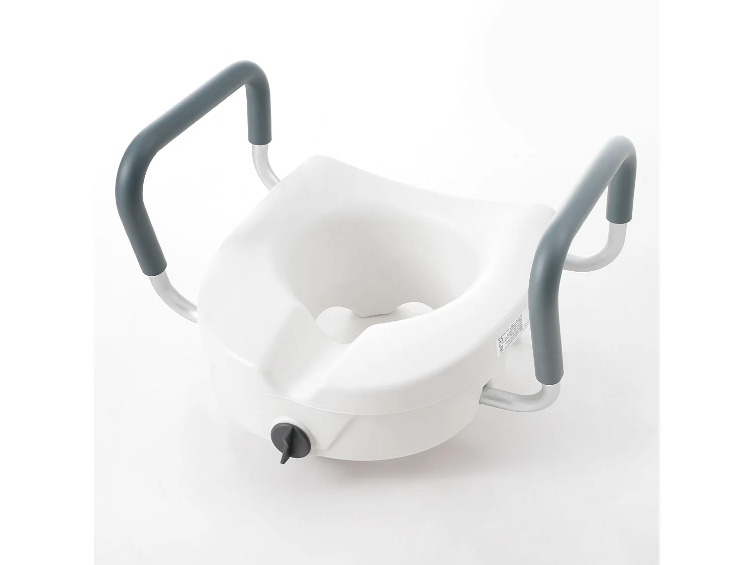 Siège de Toilette Surélevé SucceBuy, Hauteur 12,7 cm, Capacité 158 kg, Largeur Régalable 48,1 à 55,9 cm, Blanc
