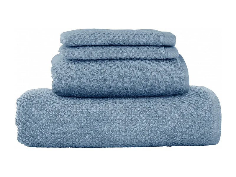 Lot 2 serviettes de bain et 2 gants de toilette