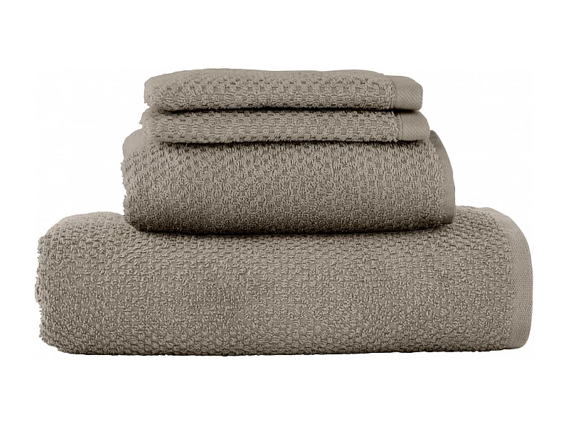 Lot 2 serviettes de bain et 2 gants de toilette