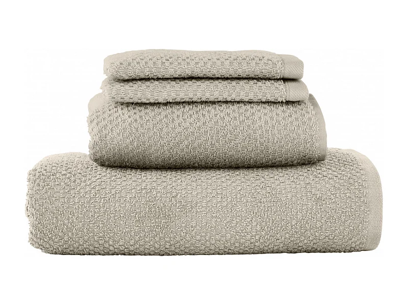 Lot 2 serviettes de bain et 2 gants de toilette