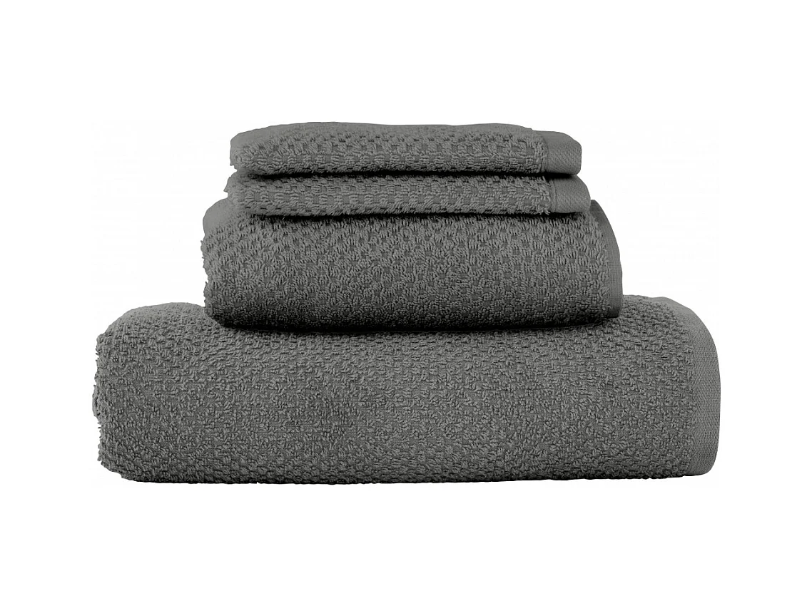 Lot 2 serviettes de bain et 2 gants de toilette