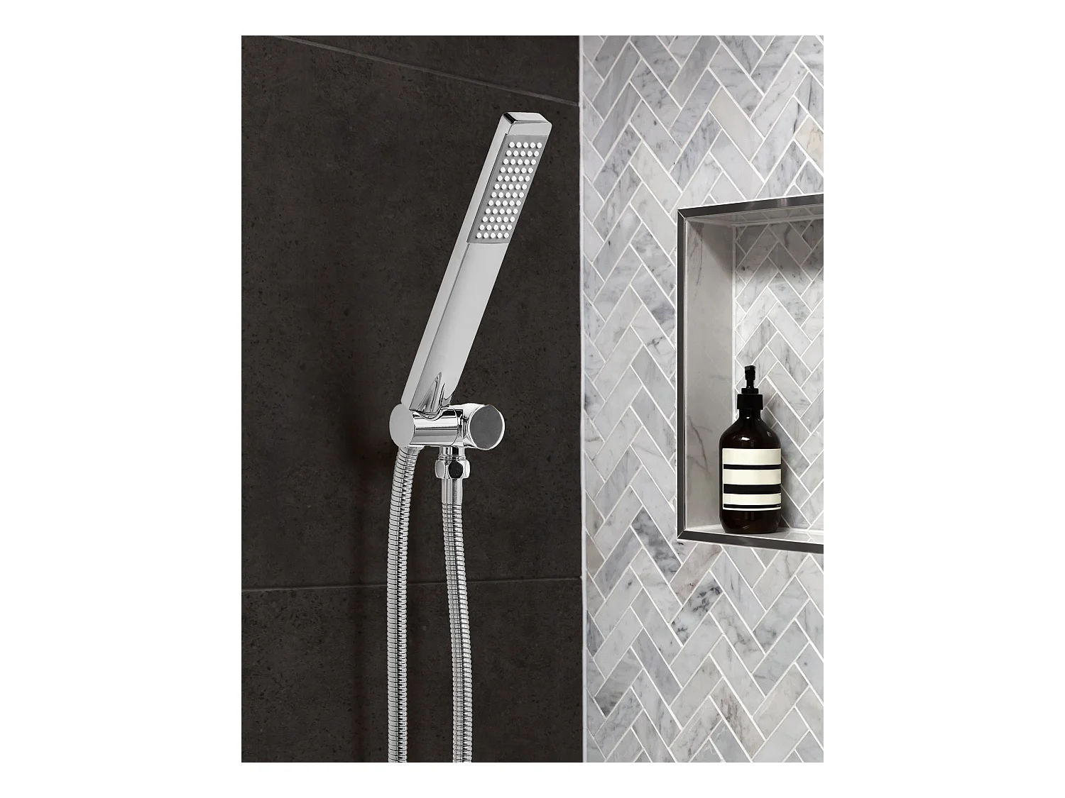 Pommeau de douche CHILAPA Laiton Argenté