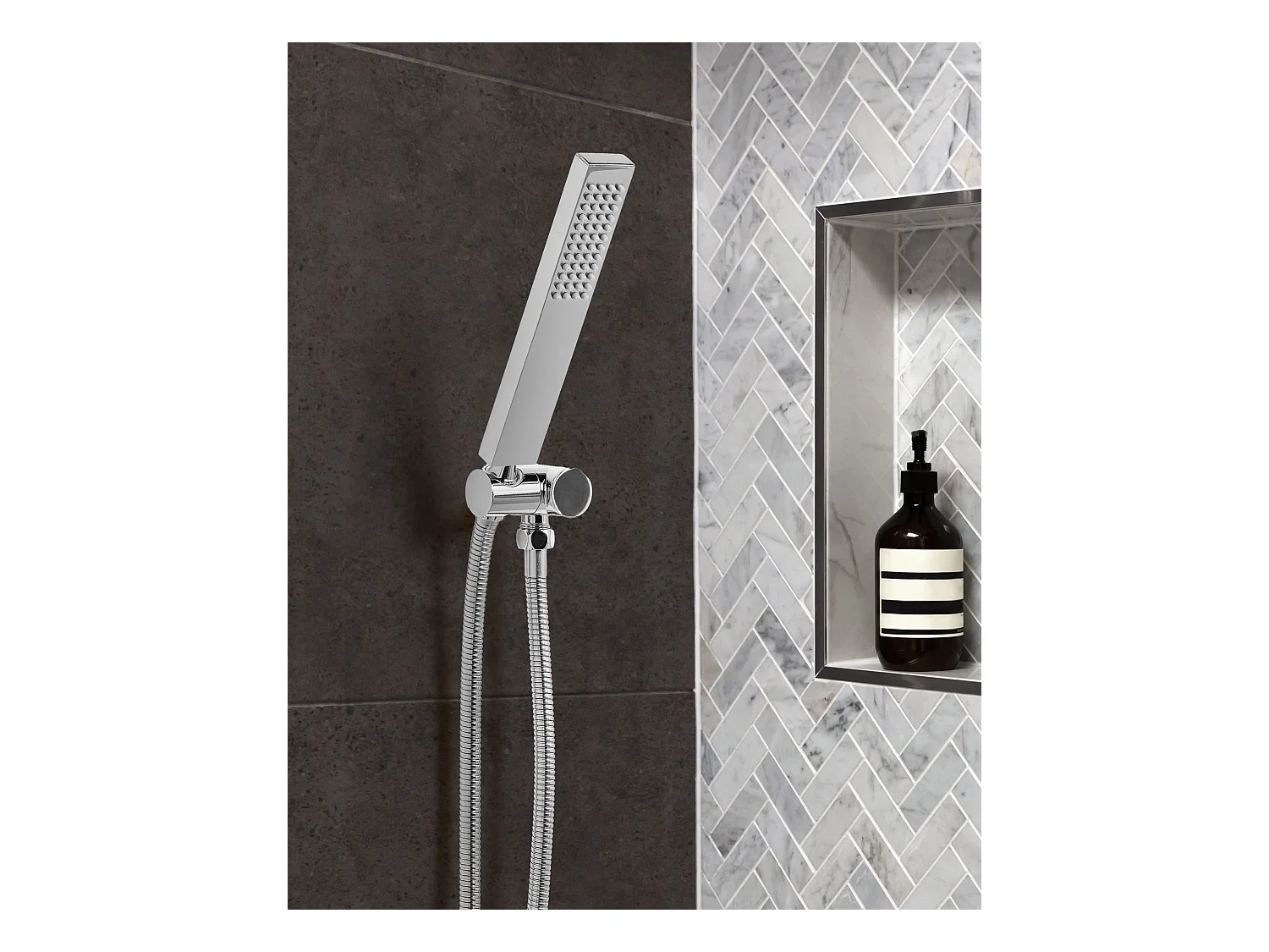 Pommeau de douche TABACAL Laiton Argenté