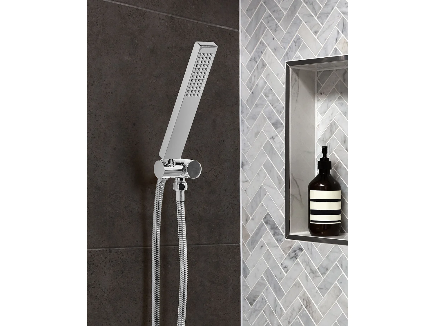 Pommeau de douche TABACAL Laiton Argenté