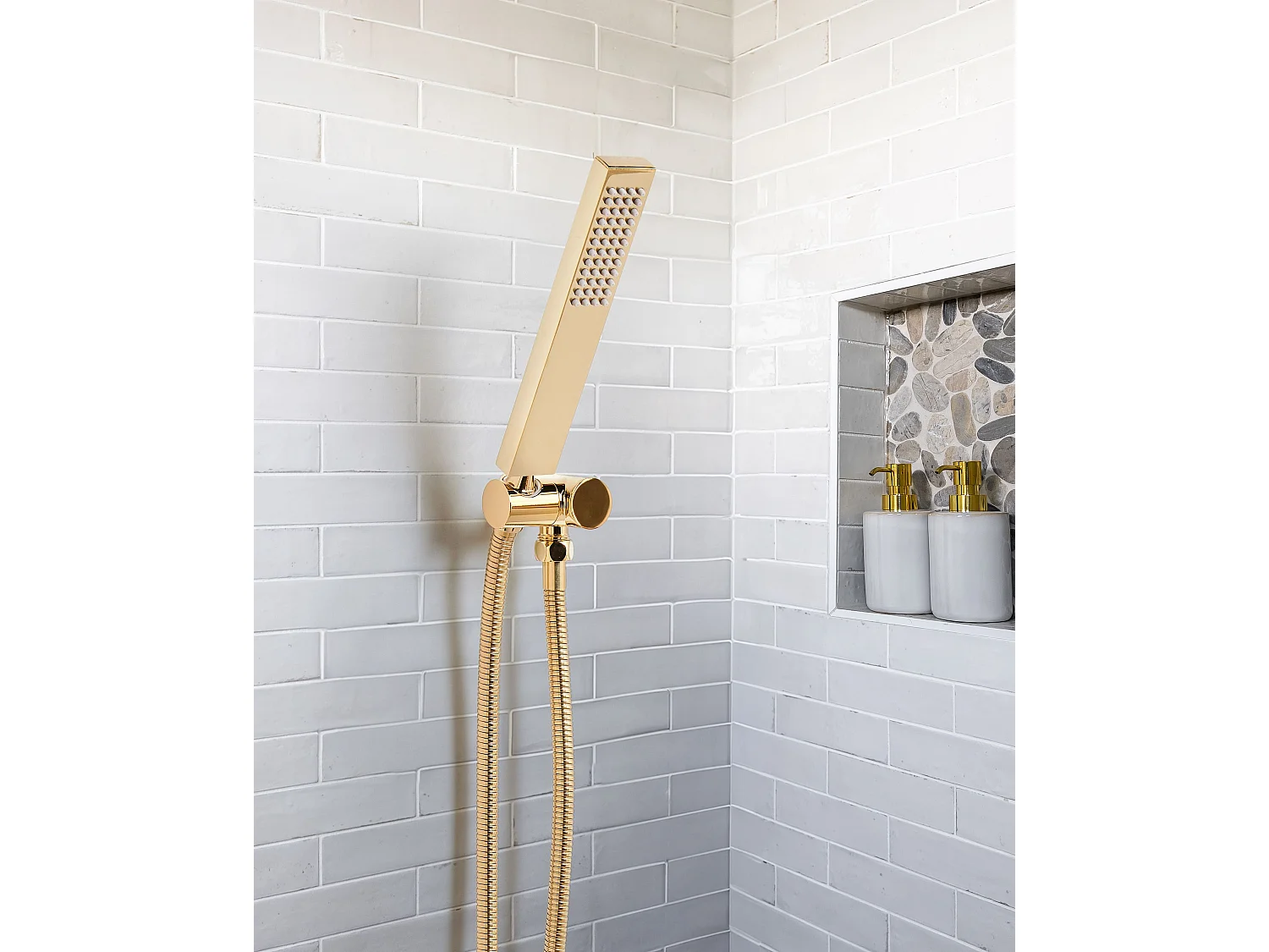 Pommeau de douche TABACAL Doré