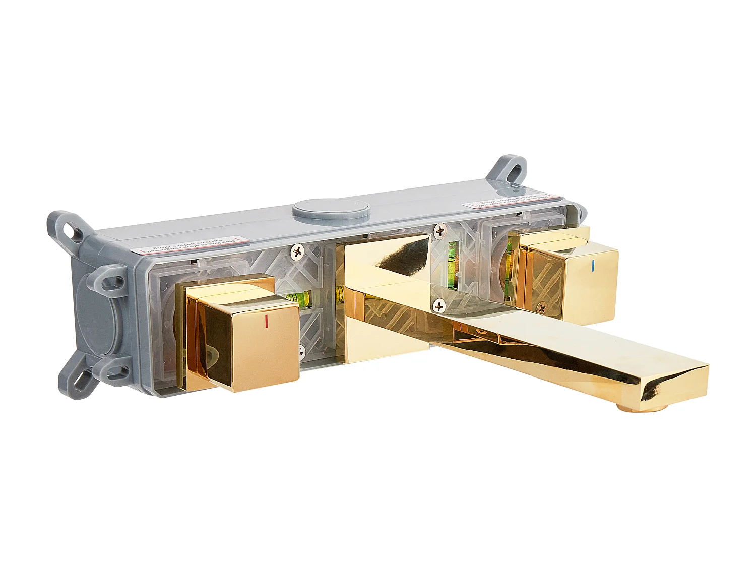 Wandmontierte Waschtischarmatur PAILON Gold