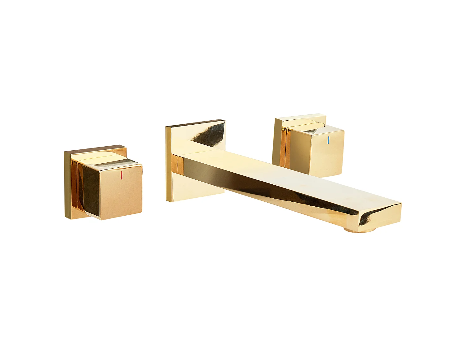 Wandmontierte Waschtischarmatur PAILON Gold