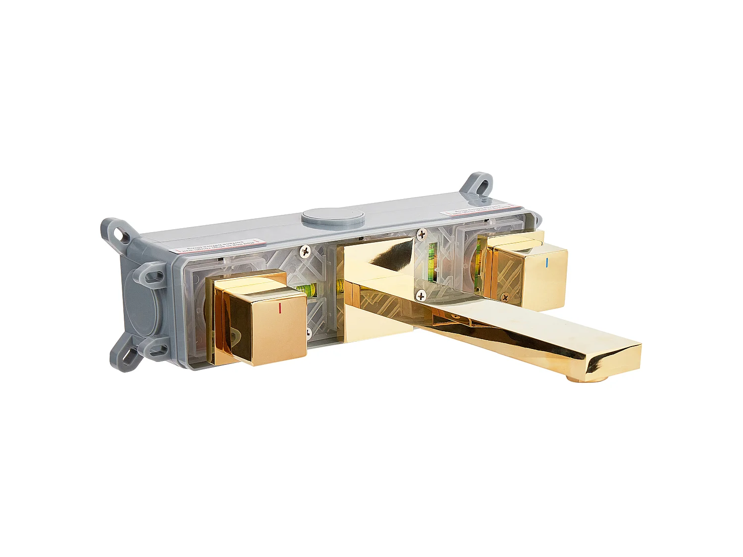 Wandmontierte Waschtischarmatur PAILON Gold
