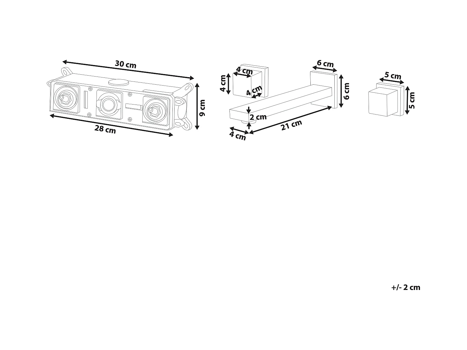 Robinet de lavabo mural PAILON Laiton Argenté