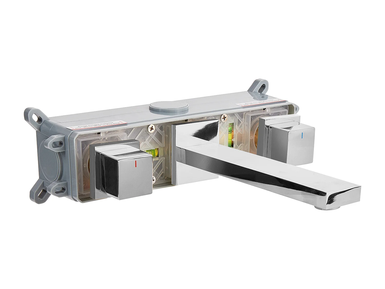 Torneira misturadora de lavatório para parede PAILON Prateado