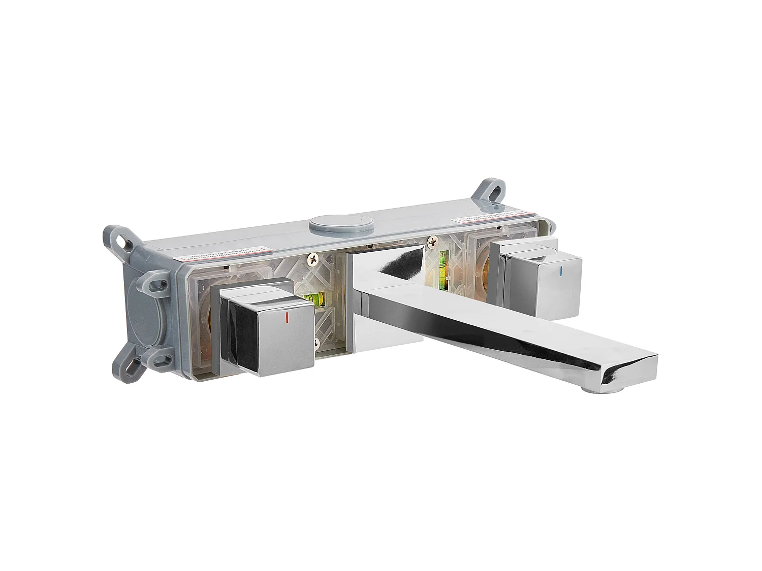 Wandmontierte Waschtischarmatur PAILON Silber