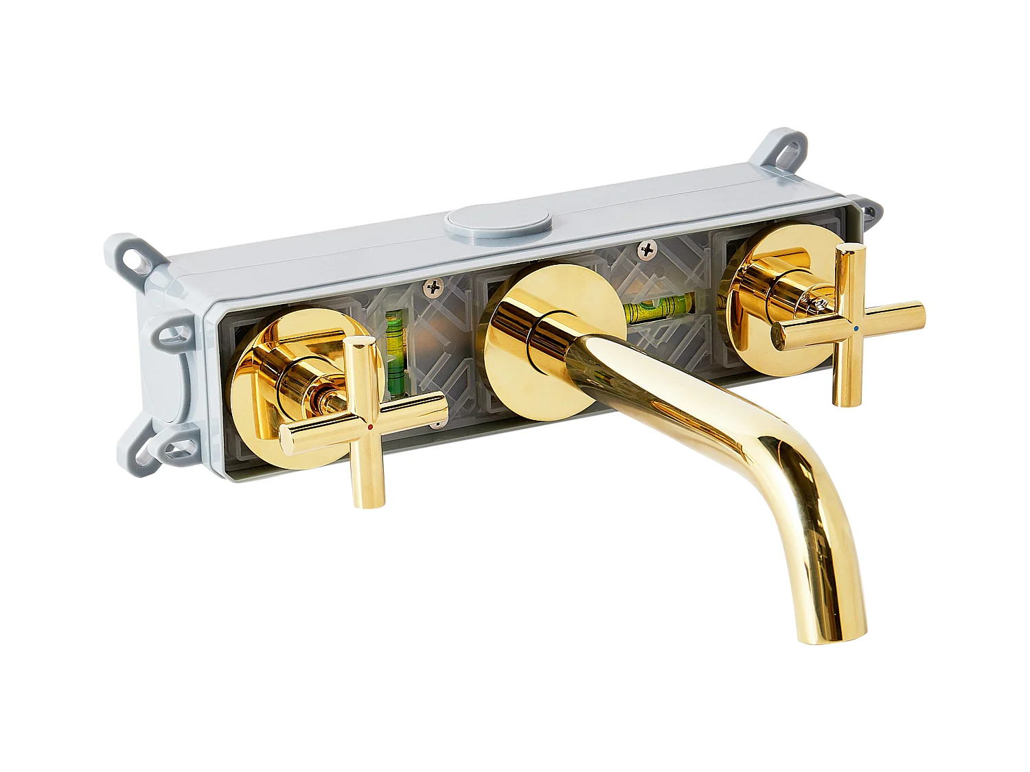 rubinetto miscelatore da parete per lavabo KAIETEUR Oro