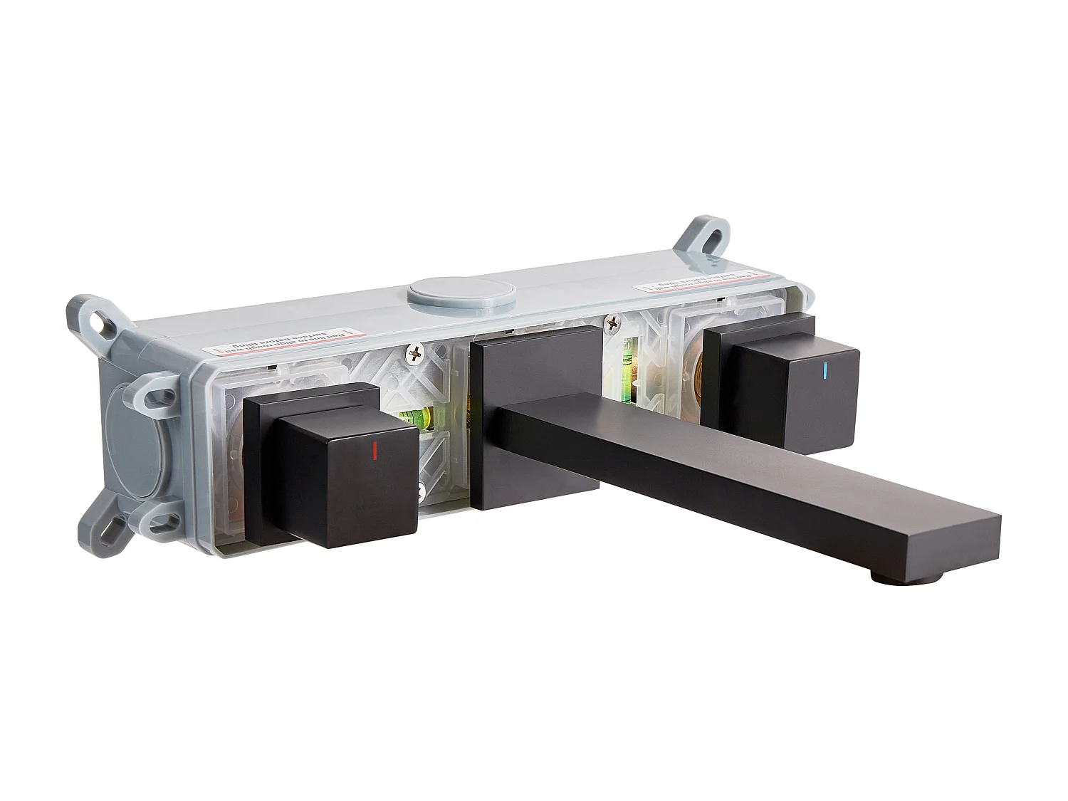 Wandgemonteerde mengkraan PAILON Zwart