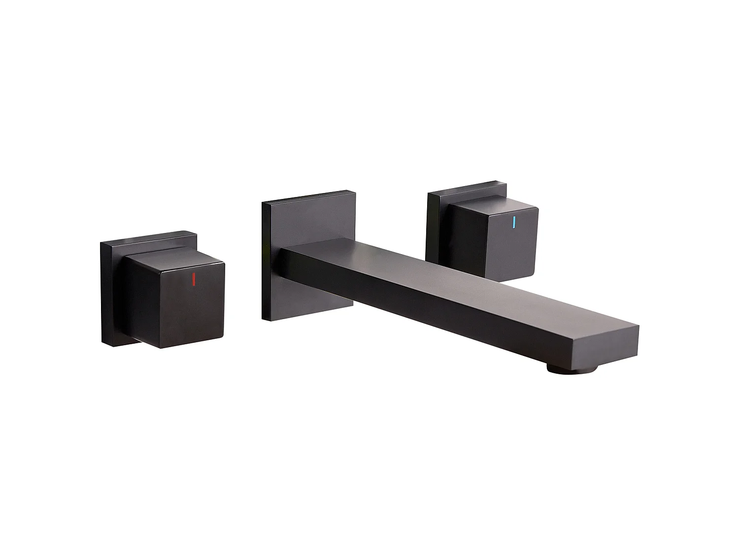 Wandmontierte Waschtischarmatur PAILON Schwarz