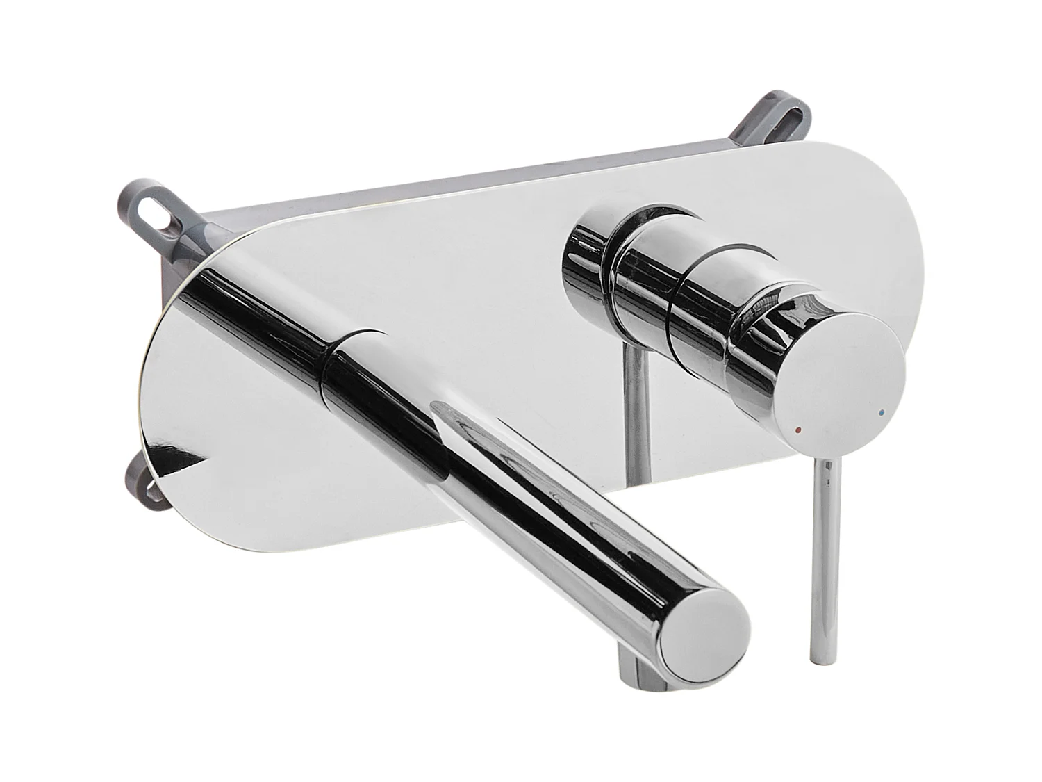 Grifo empotrado monomando de lavabo CLAVIJO Plateado