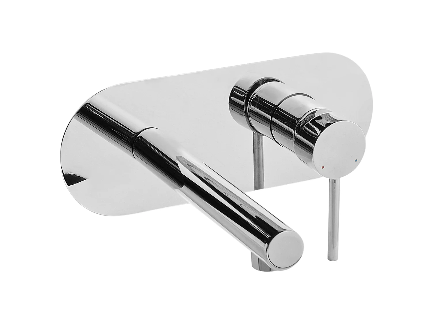 Wandmontierte Waschtischarmatur CLAVIJO Silber