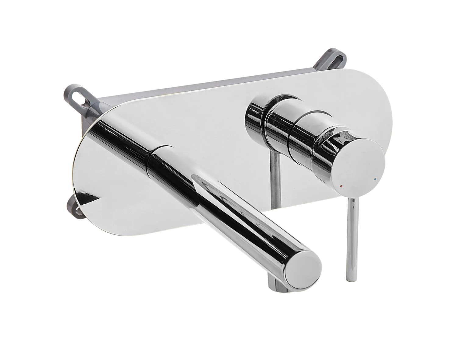Wandmontierte Waschtischarmatur CLAVIJO Silber