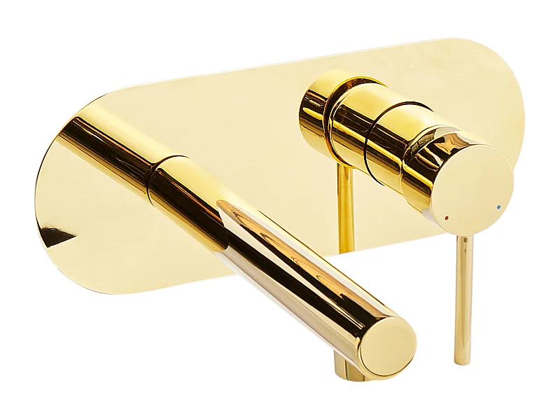 Wandmontierte Waschtischarmatur CLAVIJO Gold