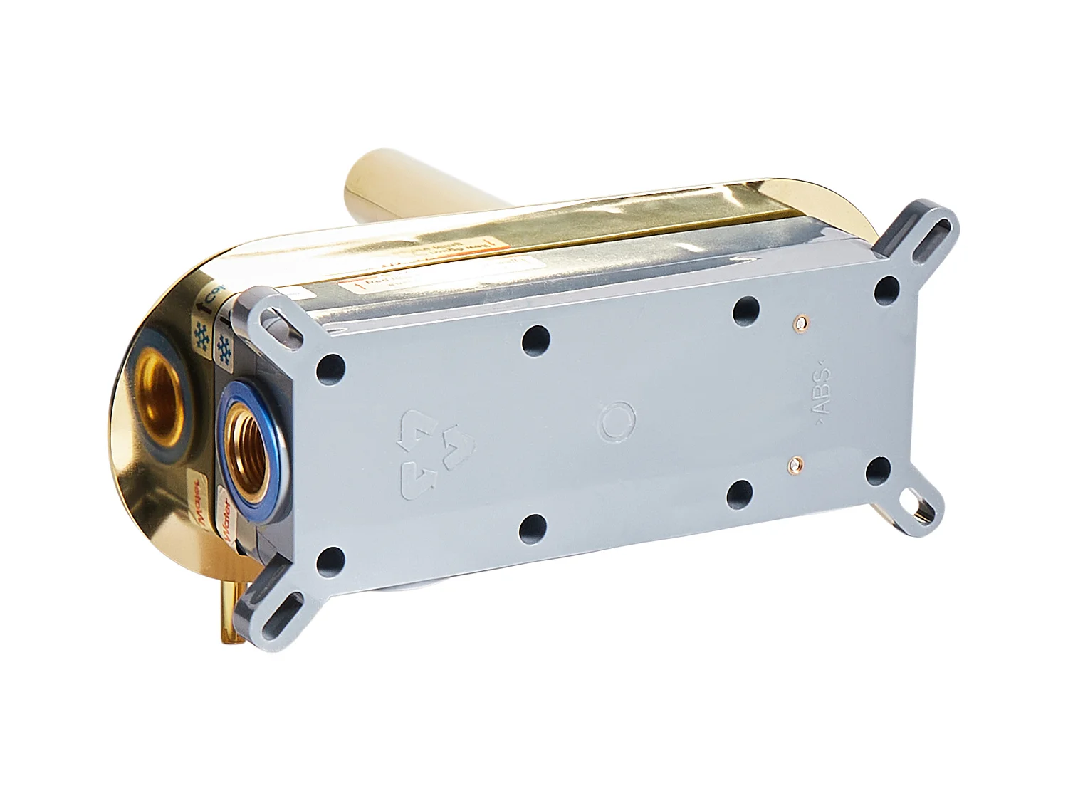 Robinet de lavabo mural CLAVIJO Laiton Doré