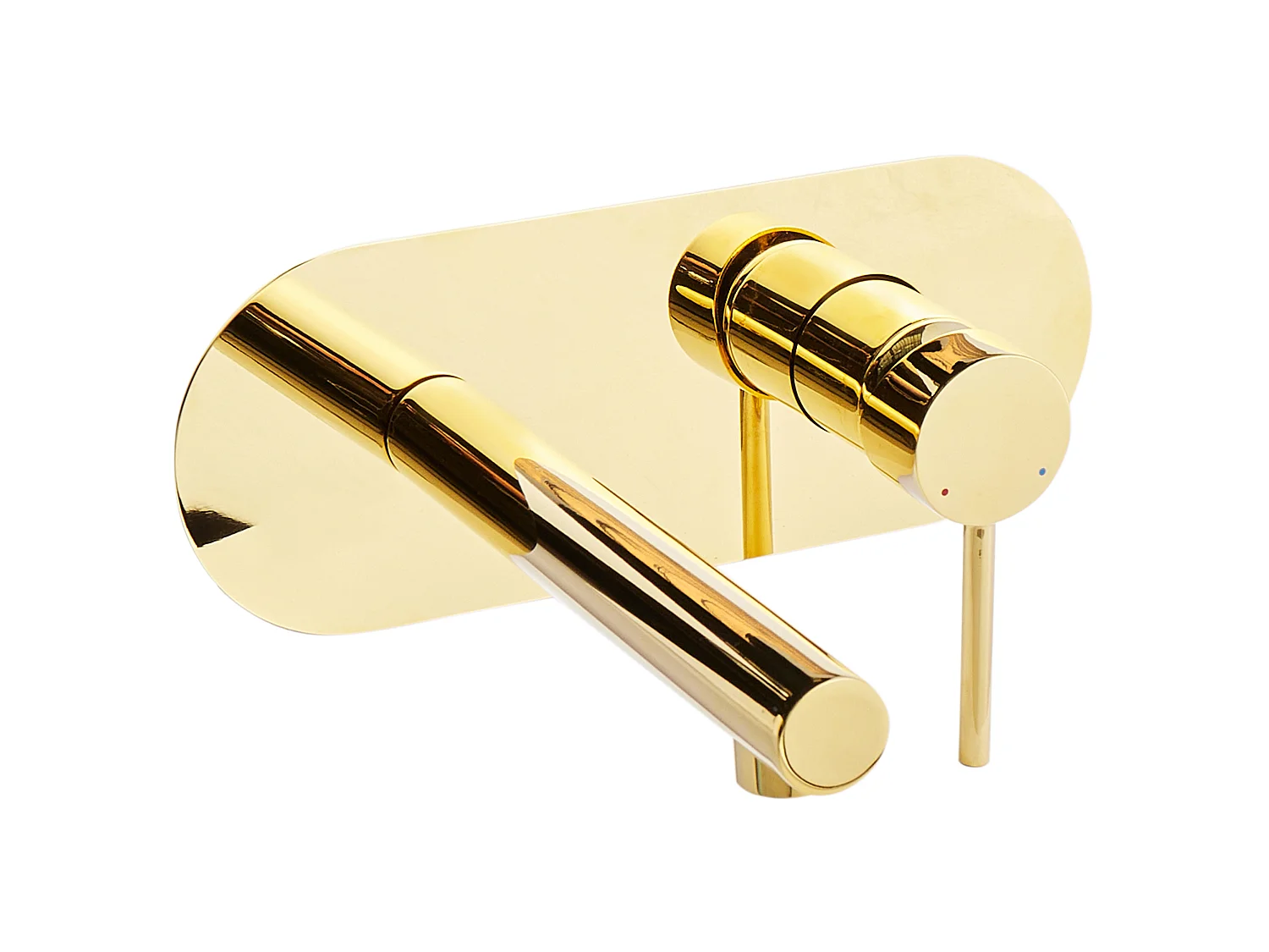 Wandmontierte Waschtischarmatur CLAVIJO Gold