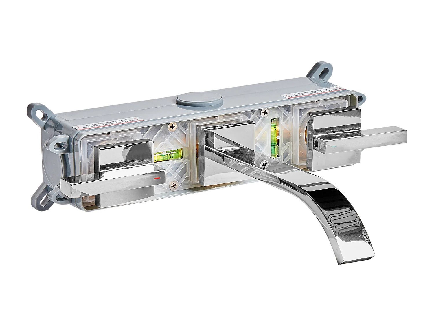 Wandmontierte Waschtischarmatur BERRACO Silber