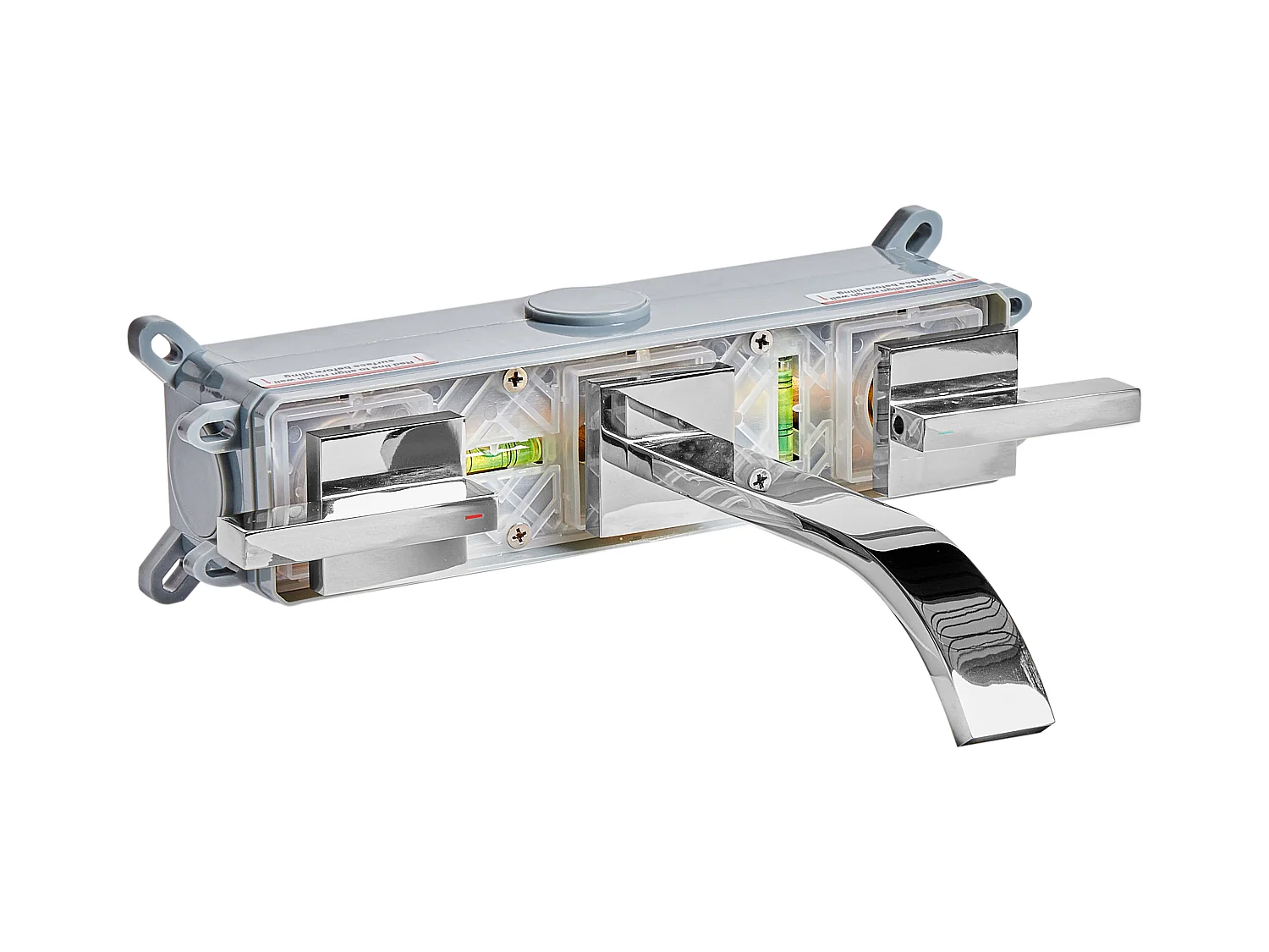 Wandmontierte Waschtischarmatur BERRACO Silber