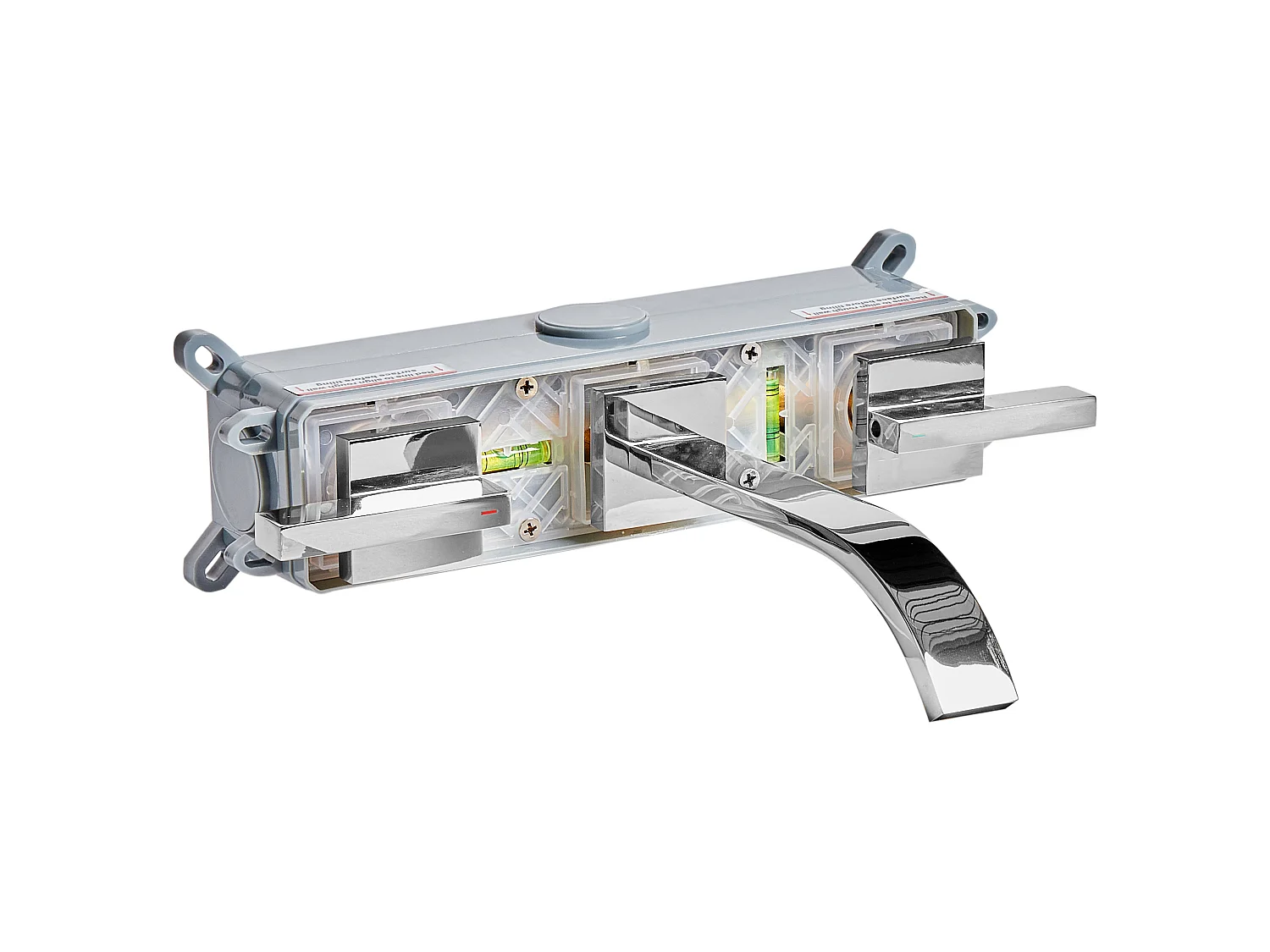 Wandmontierte Waschtischarmatur BERRACO Silber