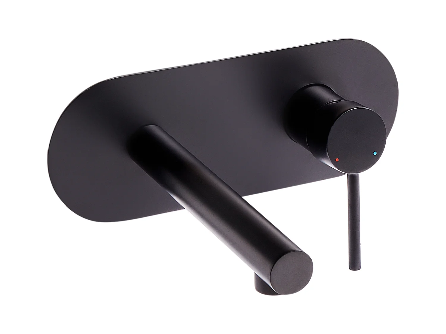 Robinet de lavabo mural CLAVIJO Laiton Noir