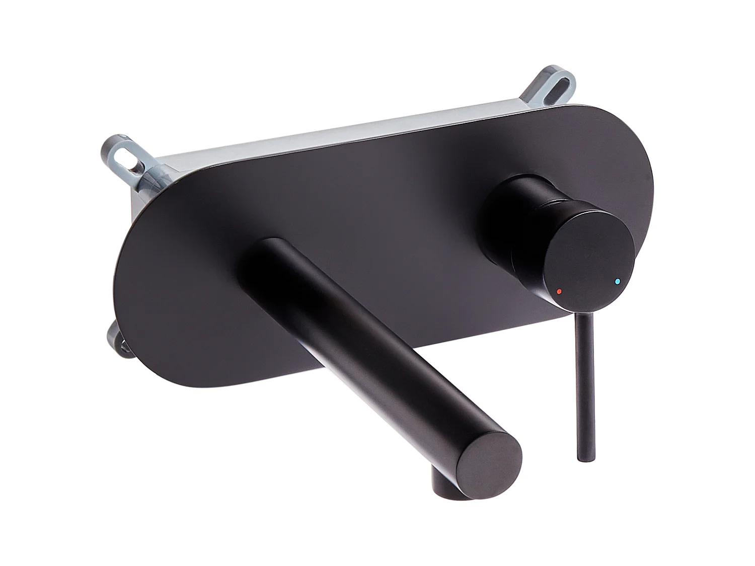 Robinet de lavabo mural CLAVIJO Laiton Noir