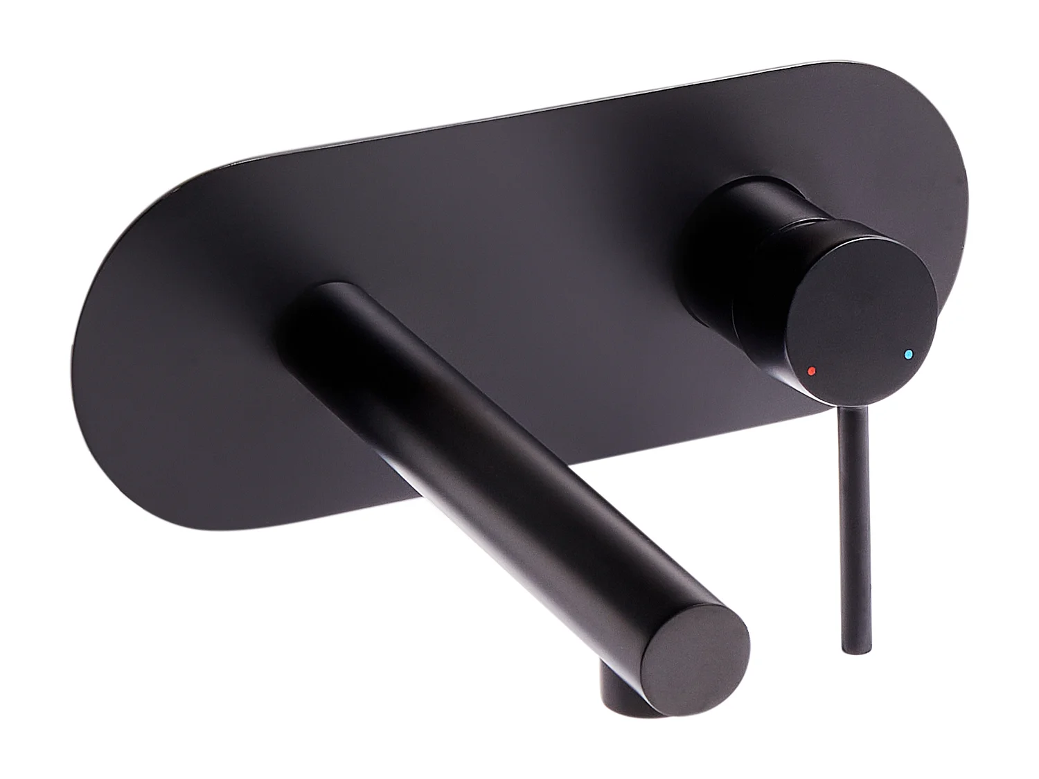 Robinet de lavabo mural CLAVIJO Laiton Noir