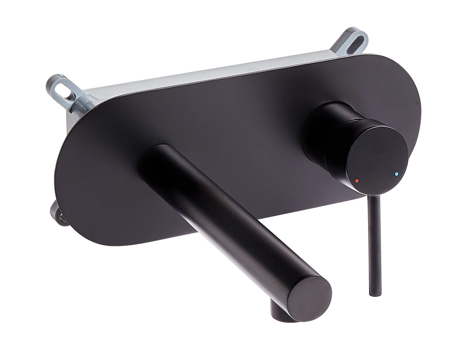 Robinet de lavabo mural CLAVIJO Laiton Noir