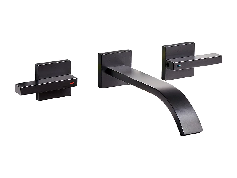 Bateria umywalkowa podtynkowa BERRACO Czarny