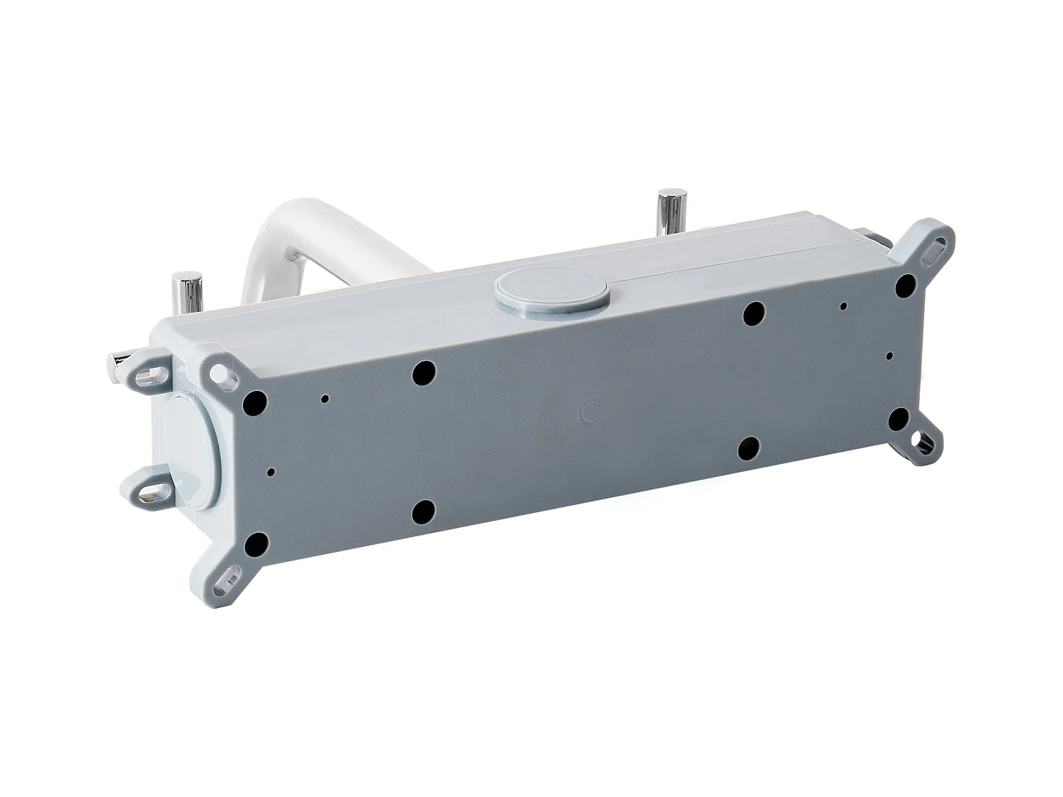 Wandmontierte Waschtischarmatur KAIETEUR Silber