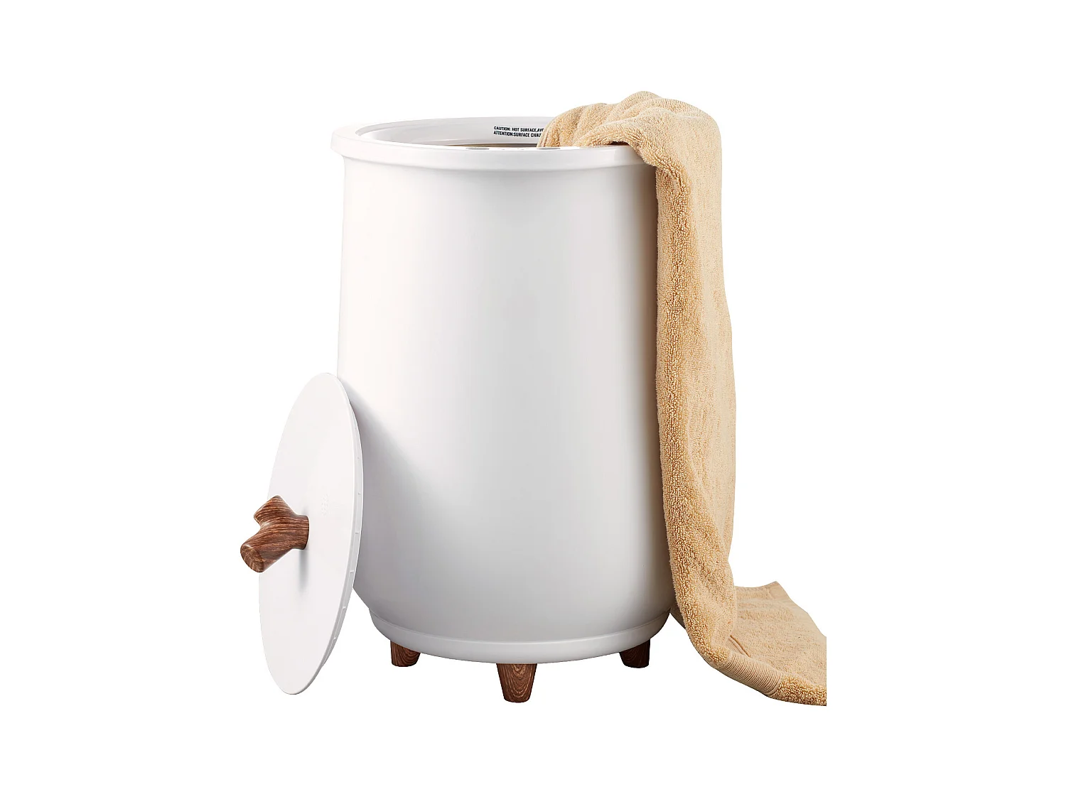 Handtuchtrockner SucceBuy, Handtuchwärmer-Eimer 20L, Großes Badezimmerradiator mit LED-Licht
