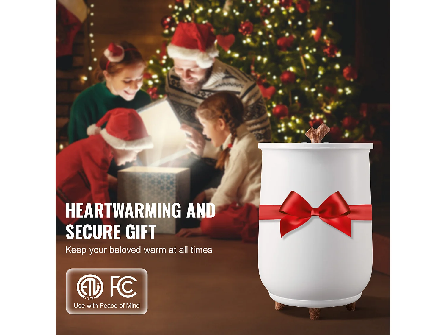 Sèche Serviettes Seau Chauffe Serviette SucceBuy 20L, Grand Radiateur de Salle de Bain avec Lumière LED