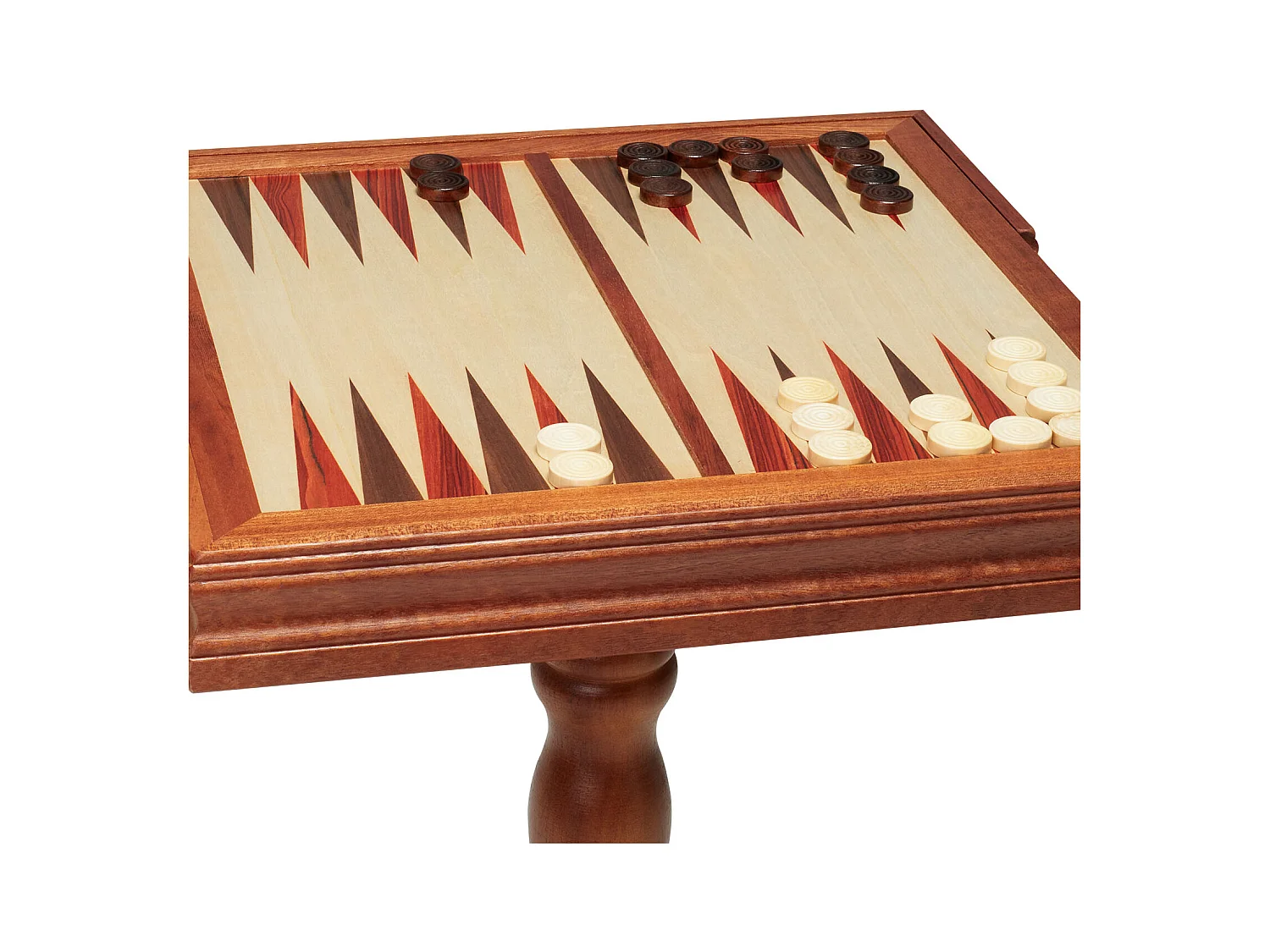 Jeu d'Échec, SucceBuy Ensemble de Meubles de Table de Jeu d'Échec et de Backgammon 3-EN-1 45,7 cm