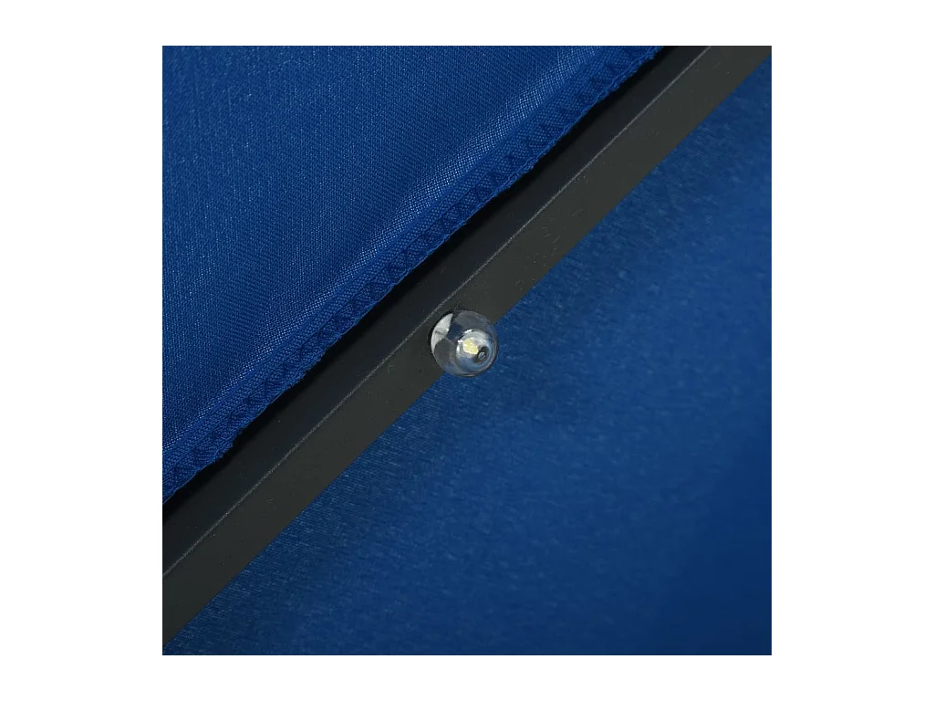 Parasol déporté Ø 300 cm avec éclairage LED