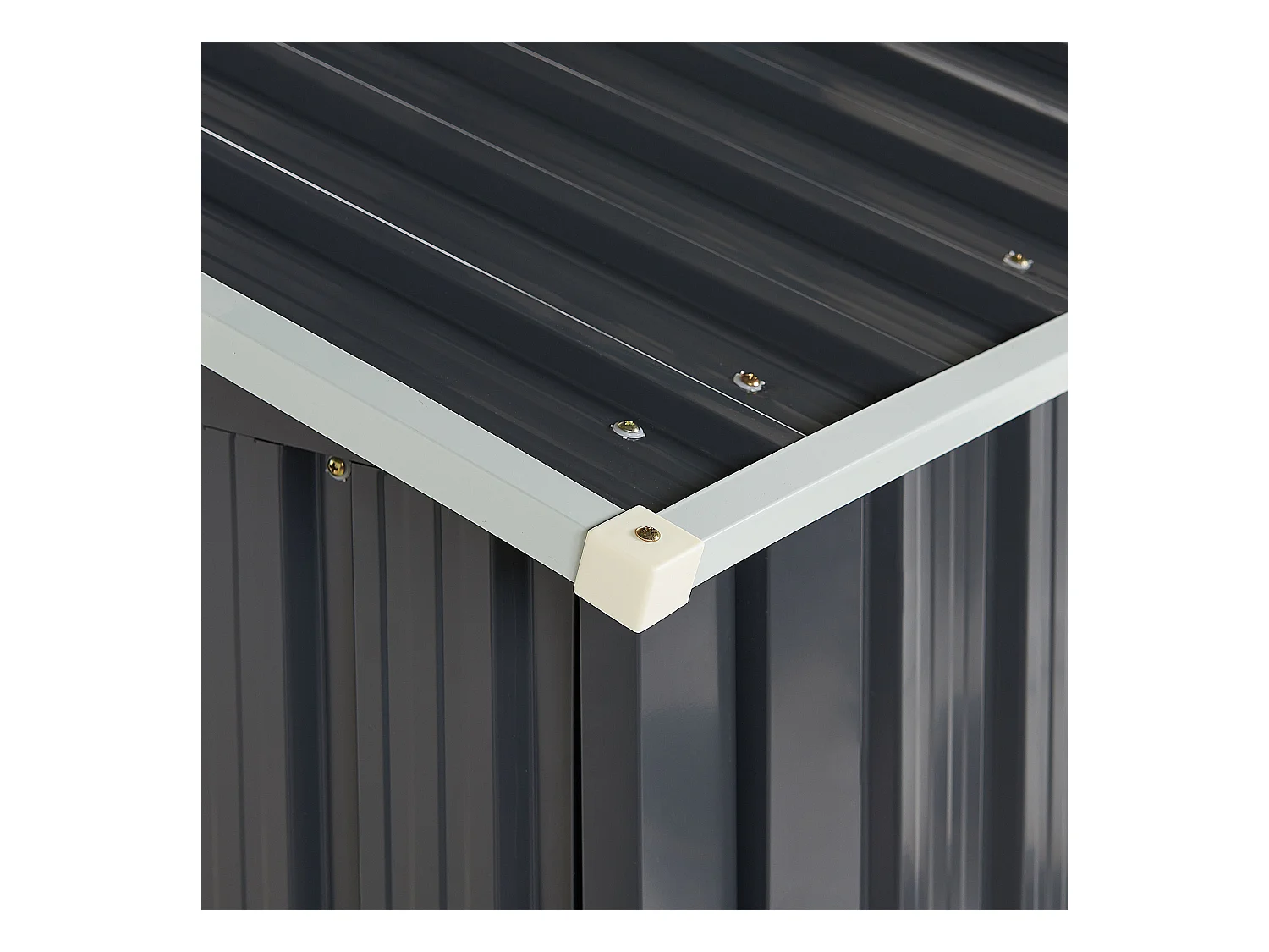 Abri de jardin AOSTA 270 cm 105 cm Noir